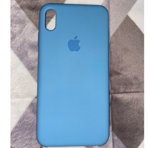 iPhone XS Max Silicone Case- Cornflower